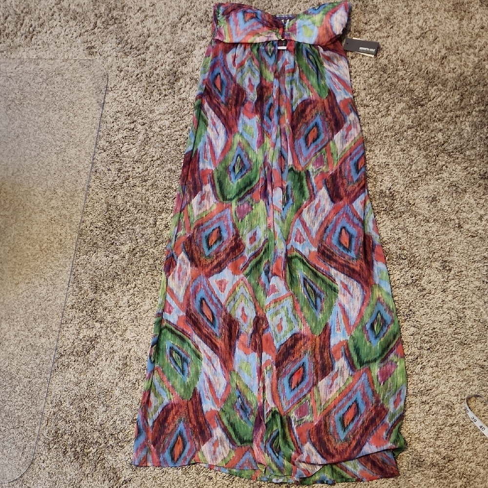 Colorful Patterned Women's Cover Up